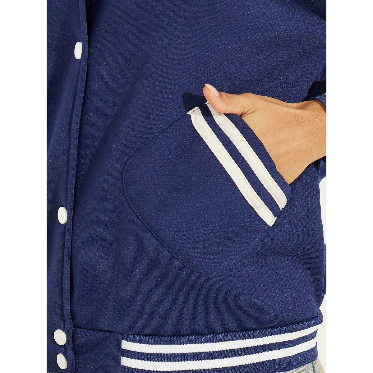 جاكيت بومبر فليس بنمط كتل الالوان-women-winterwear-coatsandjackets-jackets-image-4