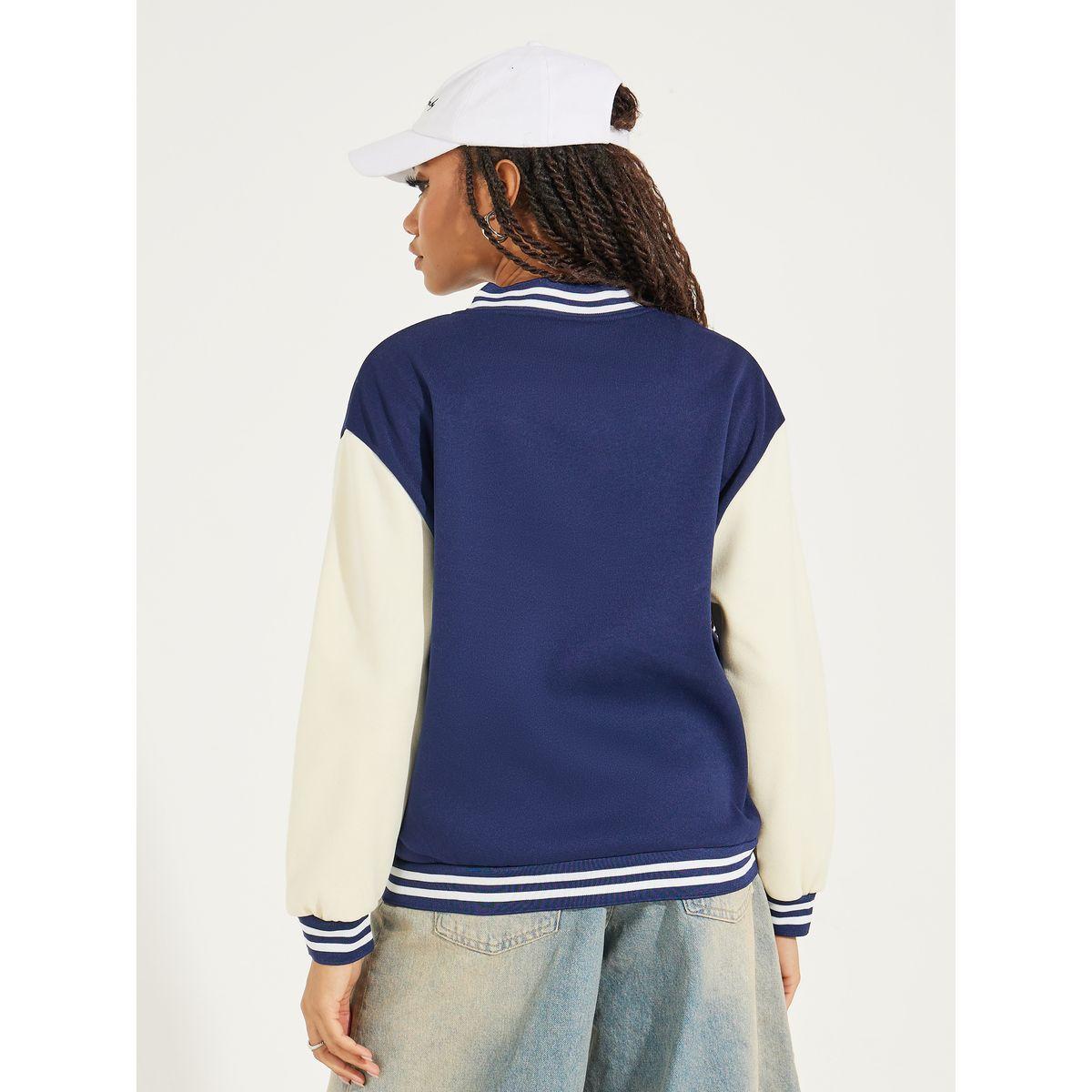 جاكيت بومبر فليس بنمط كتل الالوان-women-winterwear-coatsandjackets-jackets-image-5