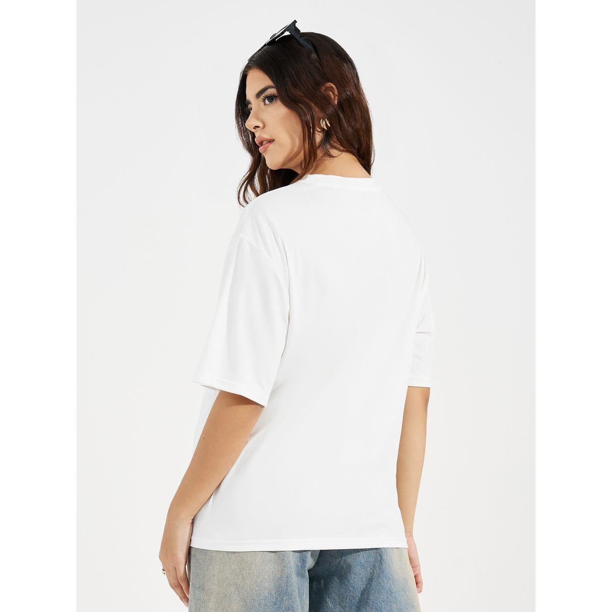Styli Oversized I'm Amazing Slogan Print T-Shirt-women-clothing-tshirts-image-6