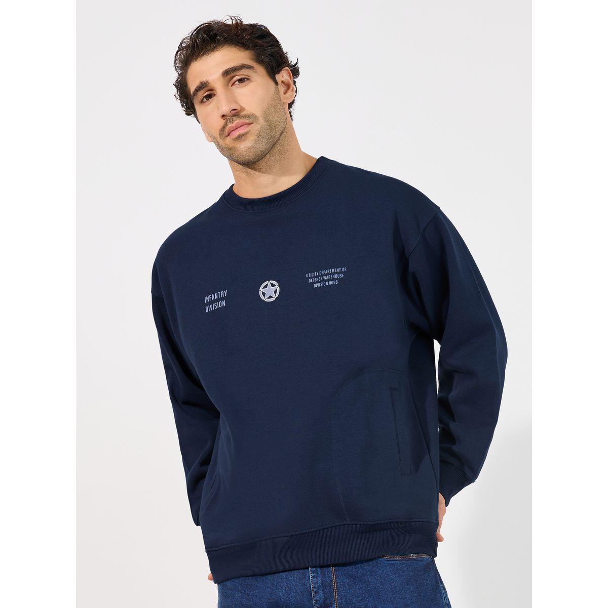Styli Boxy Fit Printed Utility Heavy Sweatshirt-men-winterwear-hoodiesandsweatshirts-image-1