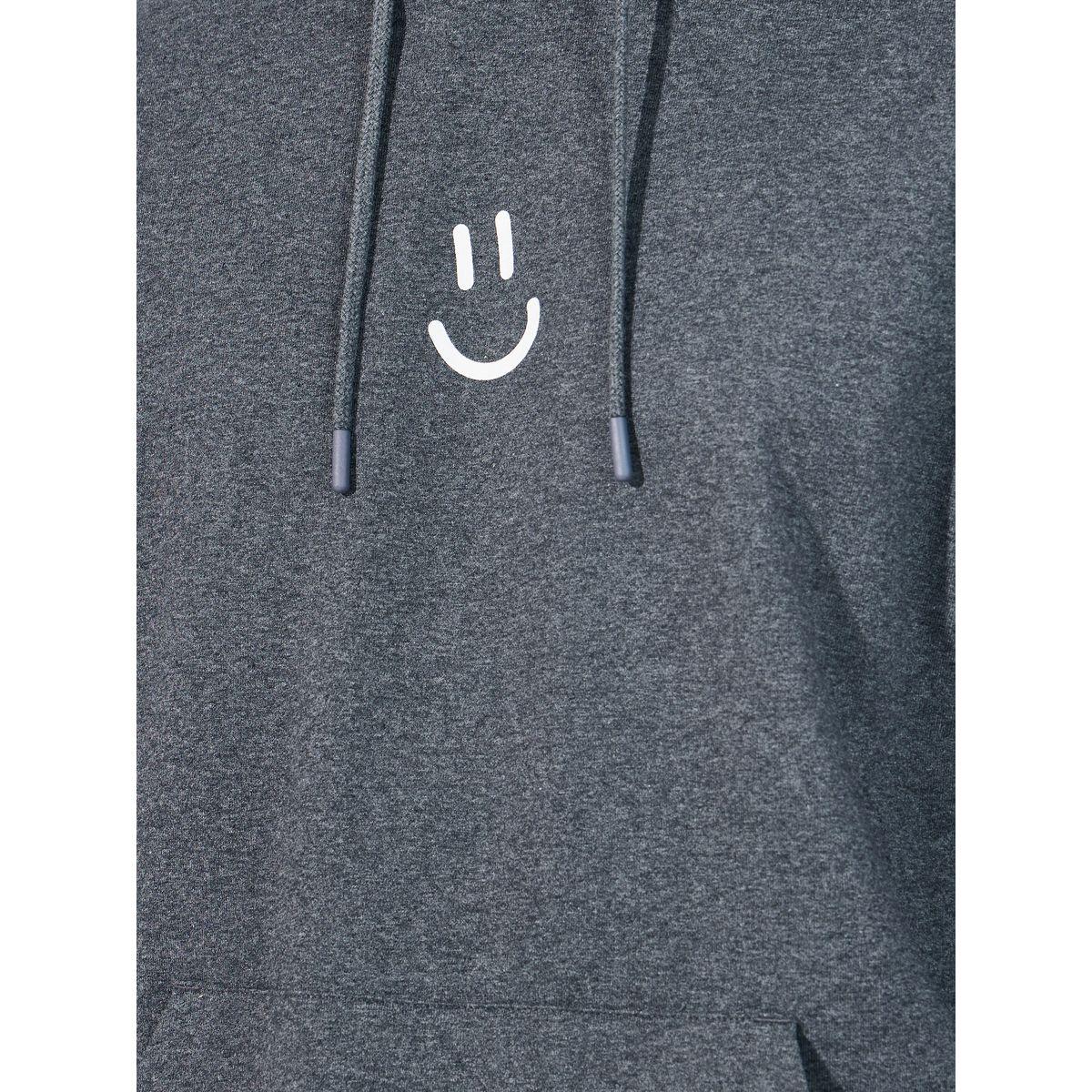 Styli Minimal Emoji Print Relaxed Fit Hoodie-men-winterwear-hoodiesandsweatshirts-image-3