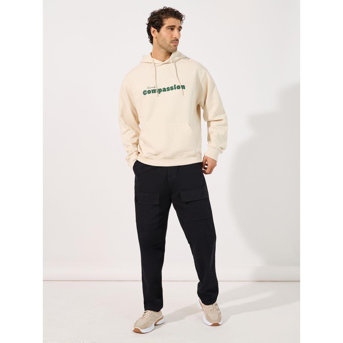 Styli Compassion Slogan Print Relaxed Fit Hoodie-men-winterwear-hoodiesandsweatshirts-image-2