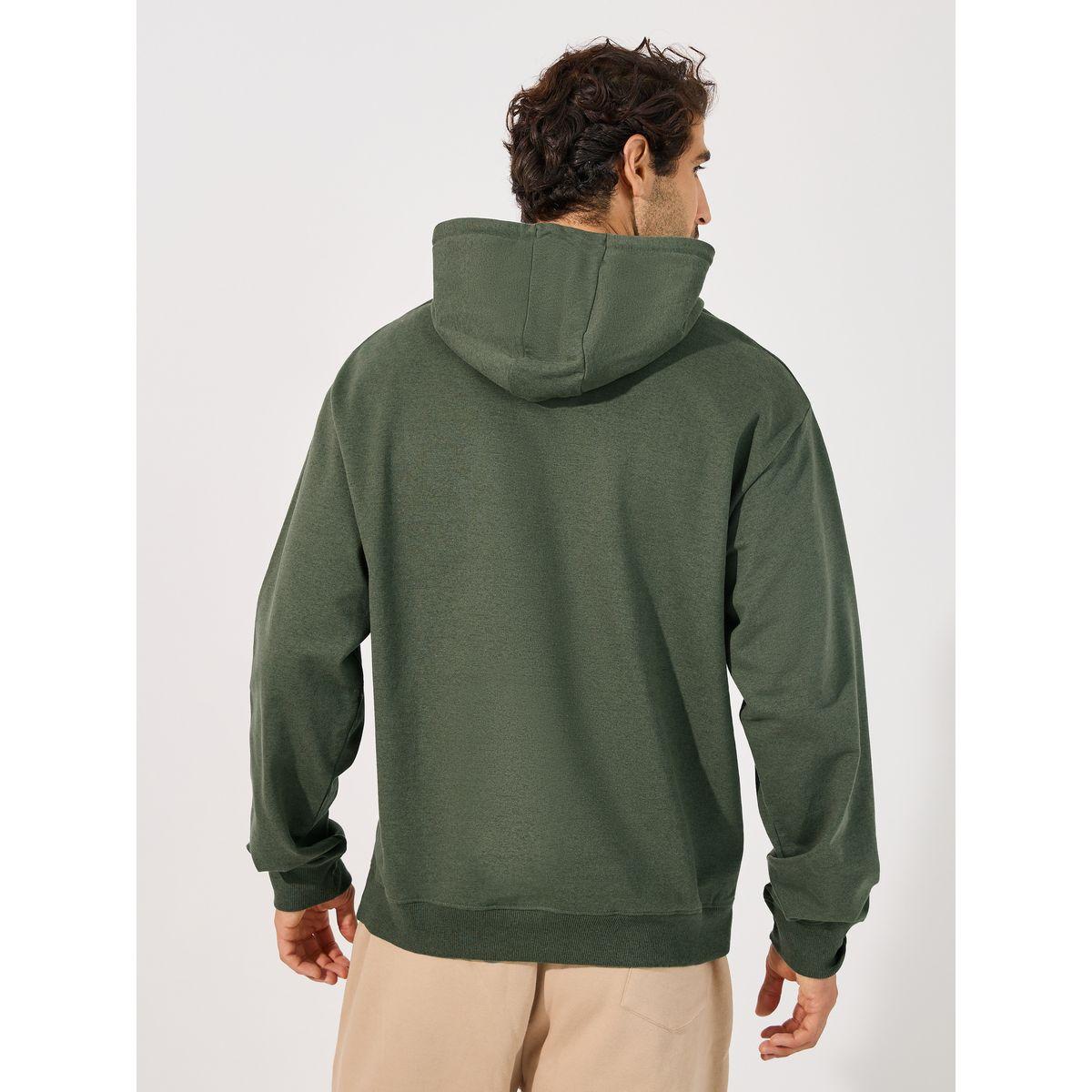 Styli Minimal Chest Print Relaxed Fit Hoodie-men-winterwear-hoodiesandsweatshirts-image-4