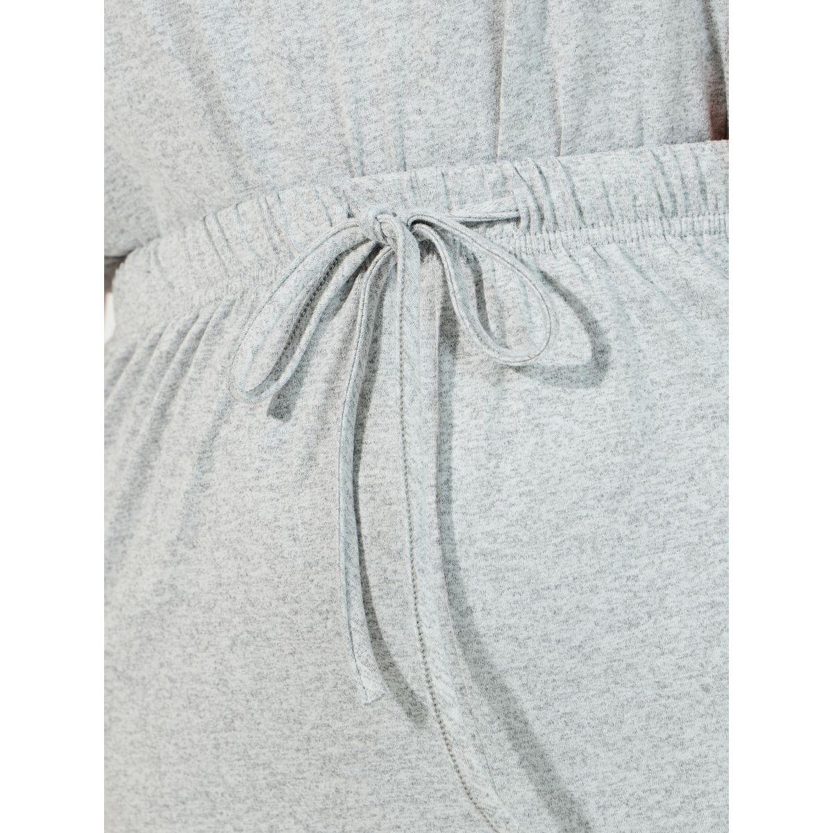 Styli Unwind Plus Size Embroidered Slogan T-Shirt & Cuffed Pyjama Set-women-clothing-nightwear-pyjamas-longsets-image-6
