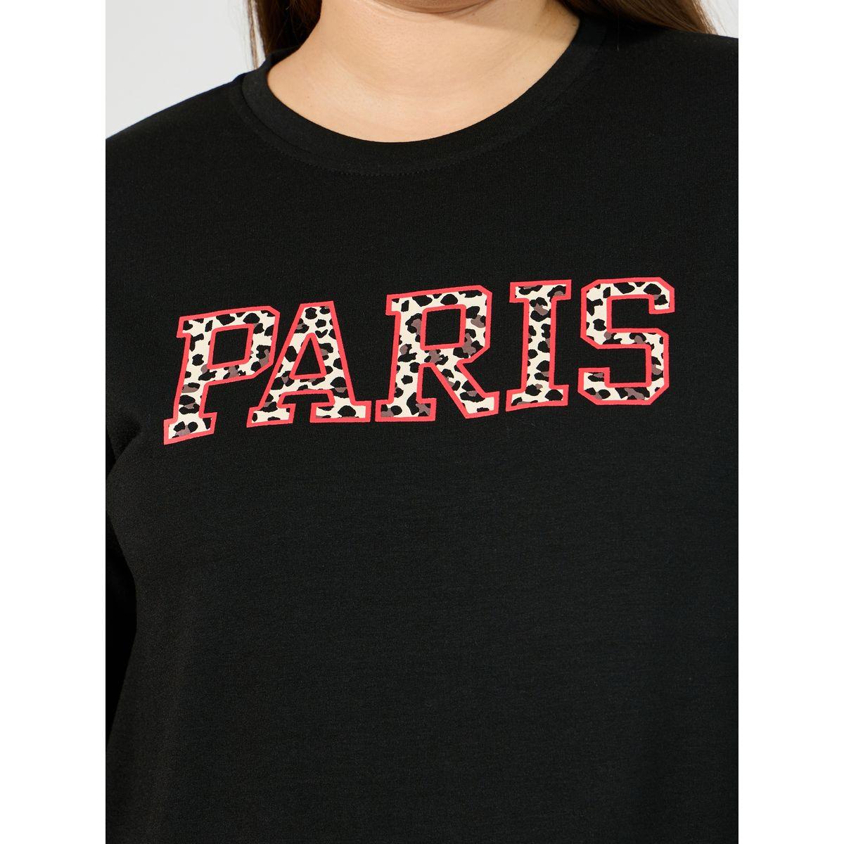 Styli Unwind Plus Size Leopard Paris Slogan Sweatshirt & Jogger Lounge Set-women-clothing-nightwear-pyjamas-longsets-image-3