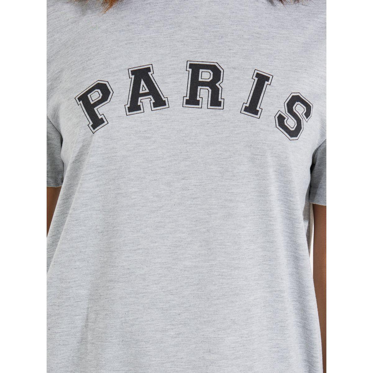 Styli Unwind Pack of 2 - Paris & Striped Panel Print Sleep T-Shirt Dress-women-clothing-nightwear-nighties-image-4