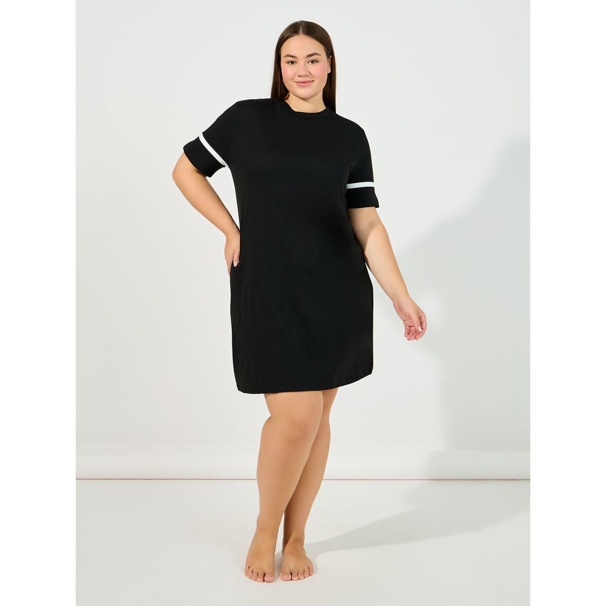 مجموعة من 2 قميص نوم بمقاس كبير-women-clothing-nightwear-nighties-image-6