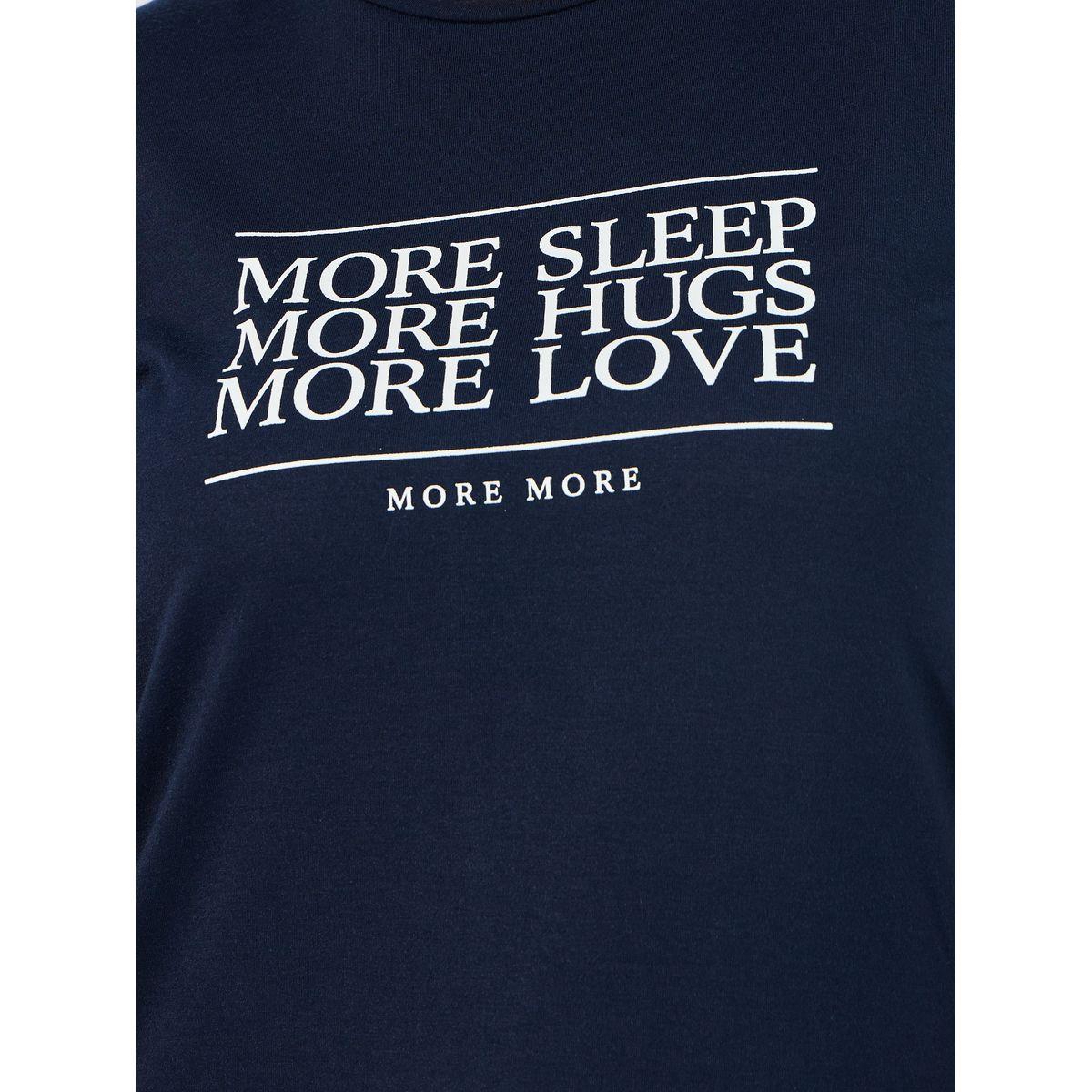 Styli Unwind Plus Size Bonjour Slogan Ruffle Hem Sleep T-Shirt Dress-women-clothing-nightwear-nighties-image-3