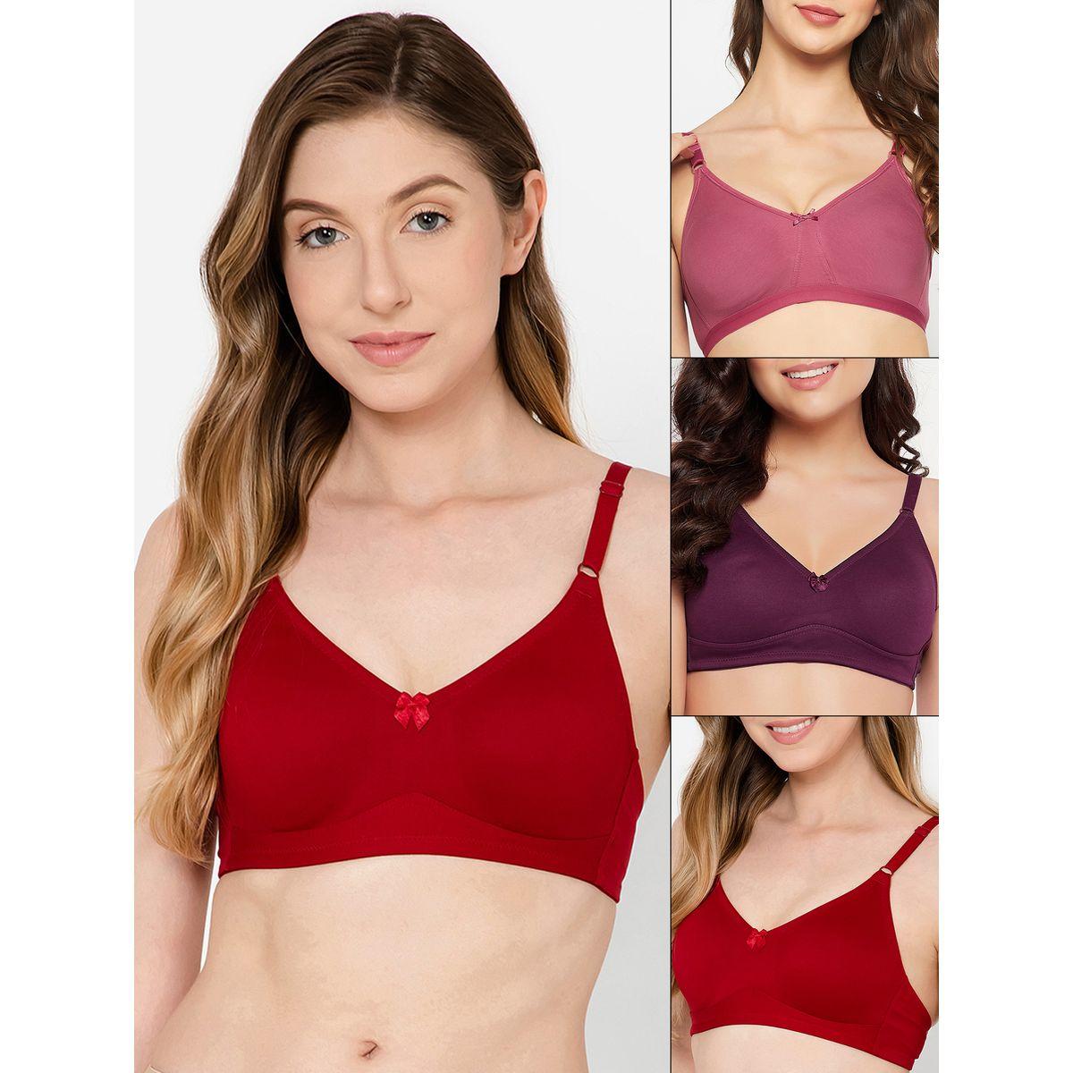 Clovia X Styli  Pack of 3 - Cotton Non Padded Non Wired Full Figure Bra-women-clothing-lingerie-bras-image-1
