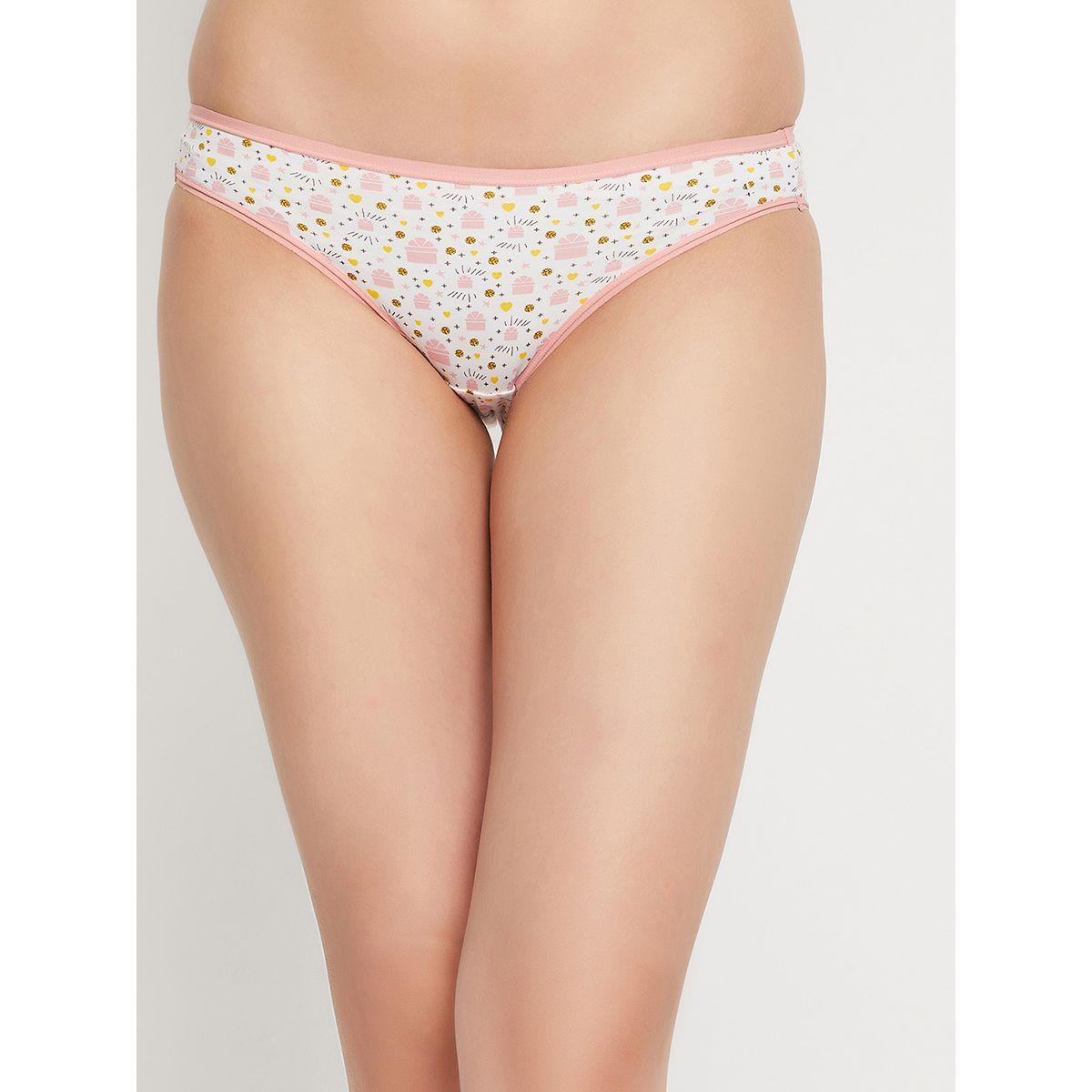 Clovia X Styli  Pack of 5 - Cotton All Over Print Bikini-women-clothing-lingerie-panties-image-3