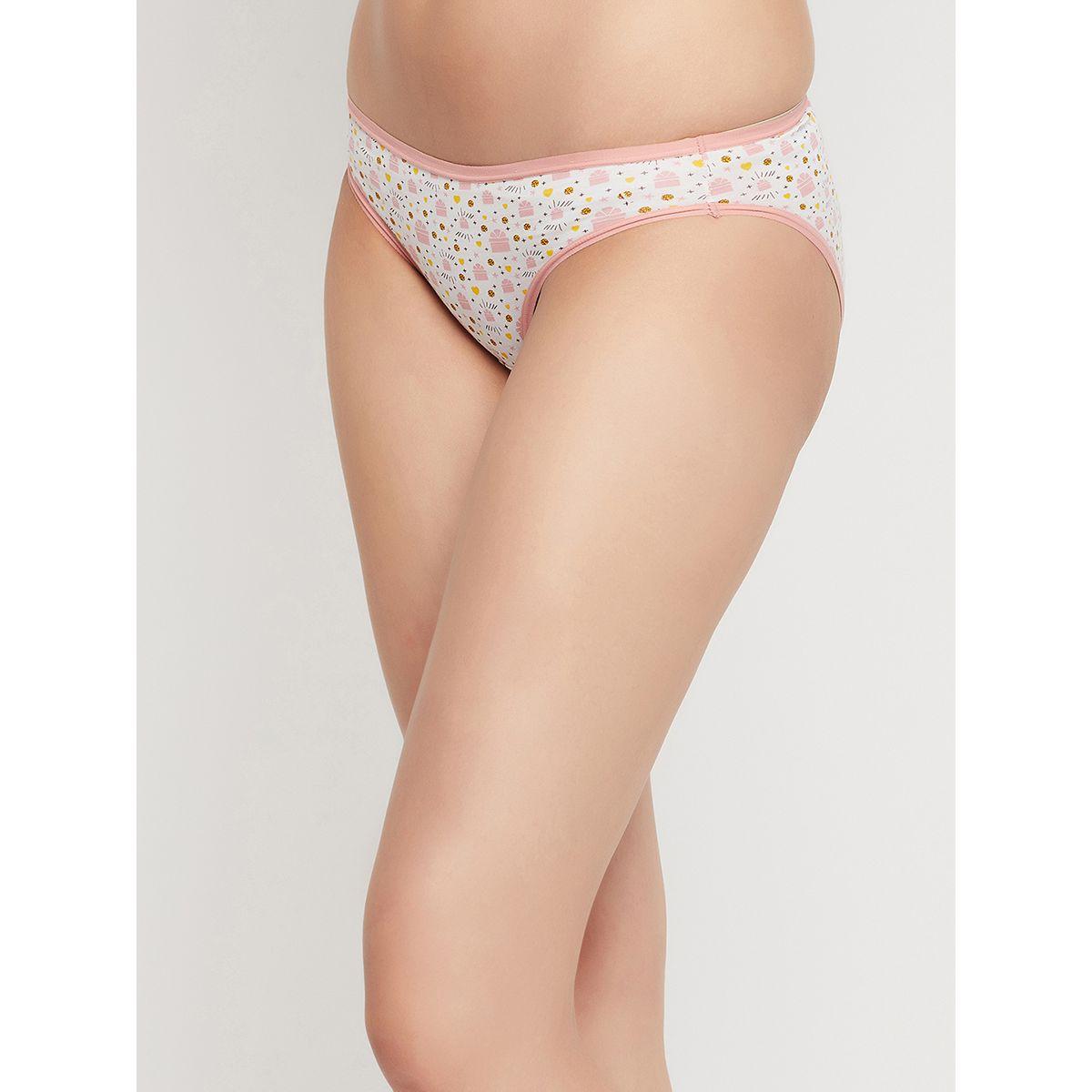 Clovia X Styli  Pack of 5 - Cotton All Over Print Bikini-women-clothing-lingerie-panties-image-4