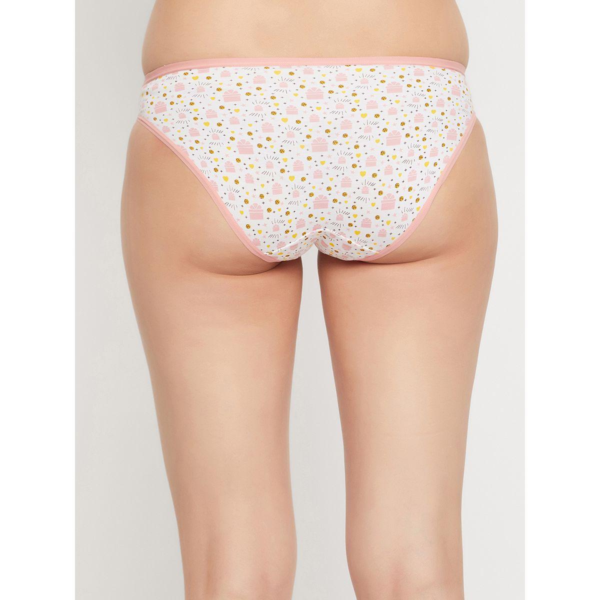 Clovia X Styli  Pack of 5 - Cotton All Over Print Bikini-women-clothing-lingerie-panties-image-6
