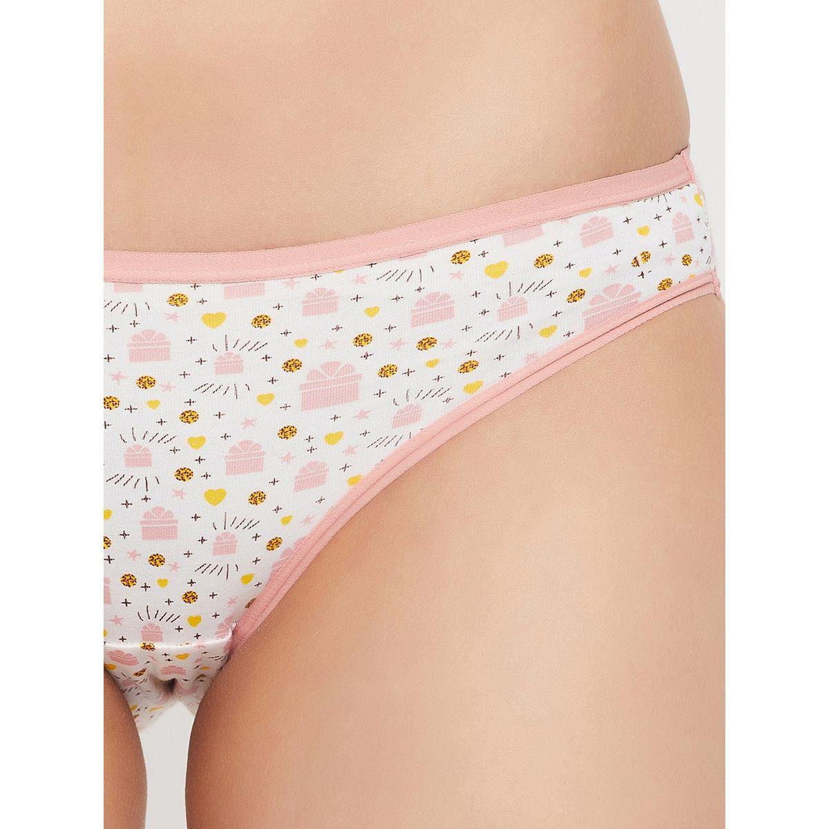 Clovia X Styli  Pack of 5 - Cotton All Over Print Bikini-women-clothing-lingerie-panties-image-7