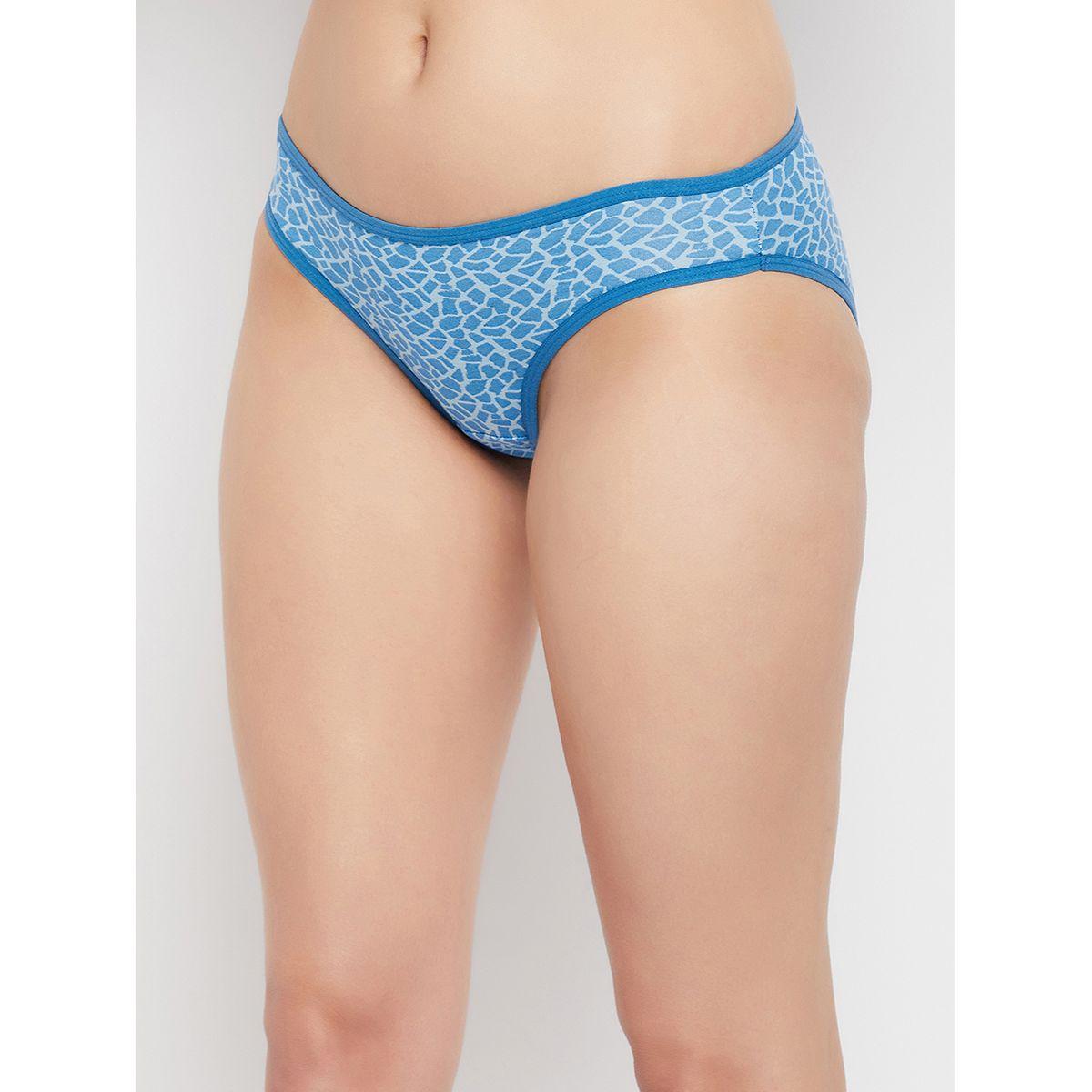 مجموعة من 5 - سراويل داخلية بكيني مطبعة بالكامل كلوفيا × ستايلي-women-clothing-lingerie-panties-image-4
