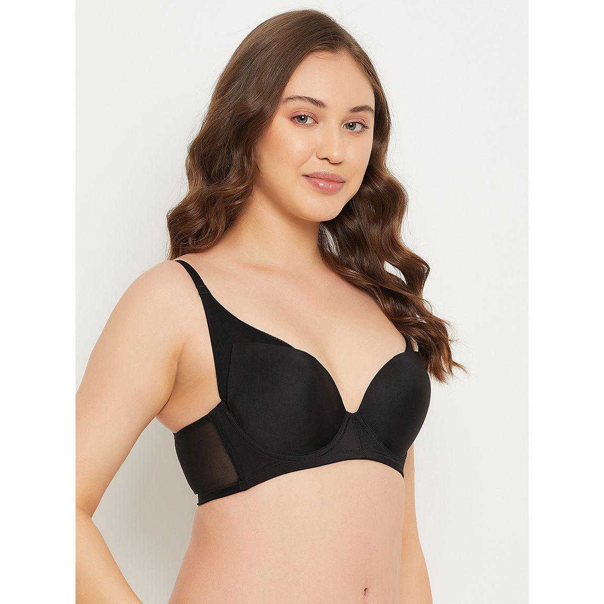 Clovia X Styli  Pack of 2 - Push-Up Padded Underwired Demi Cup T-shirt Bra-women-clothing-lingerie-bras-image-4