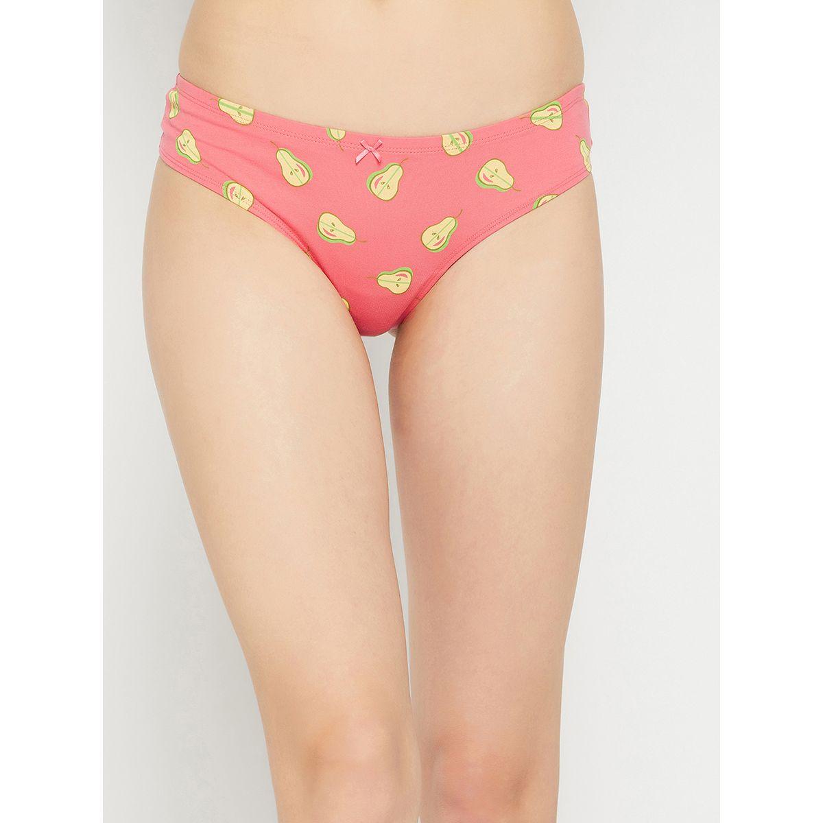 Clovia X Styli  Pack of 5 - Cotton Solid & Fruit Print Thong-women-clothing-lingerie-panties-image-10