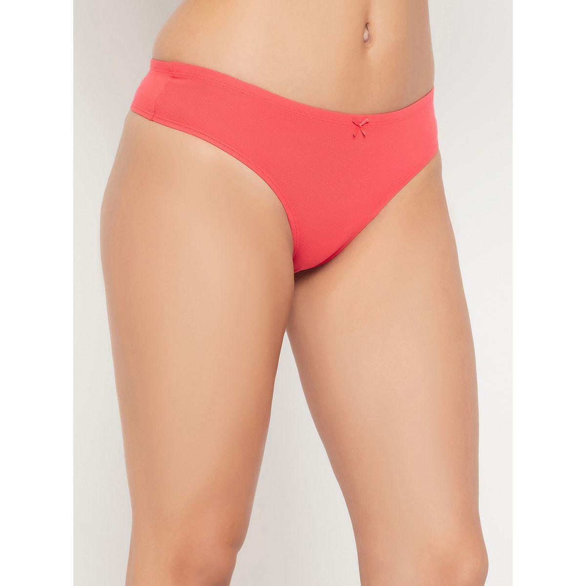 Clovia X Styli  Pack of 5 - Cotton Solid & Fruit Print Thong-women-clothing-lingerie-panties-image-5
