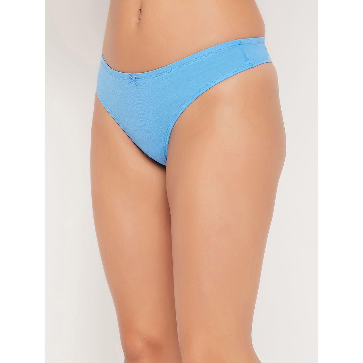 Clovia X Styli  Pack of 5 - Solid & Nautical Print Thong-women-clothing-lingerie-panties-image-4