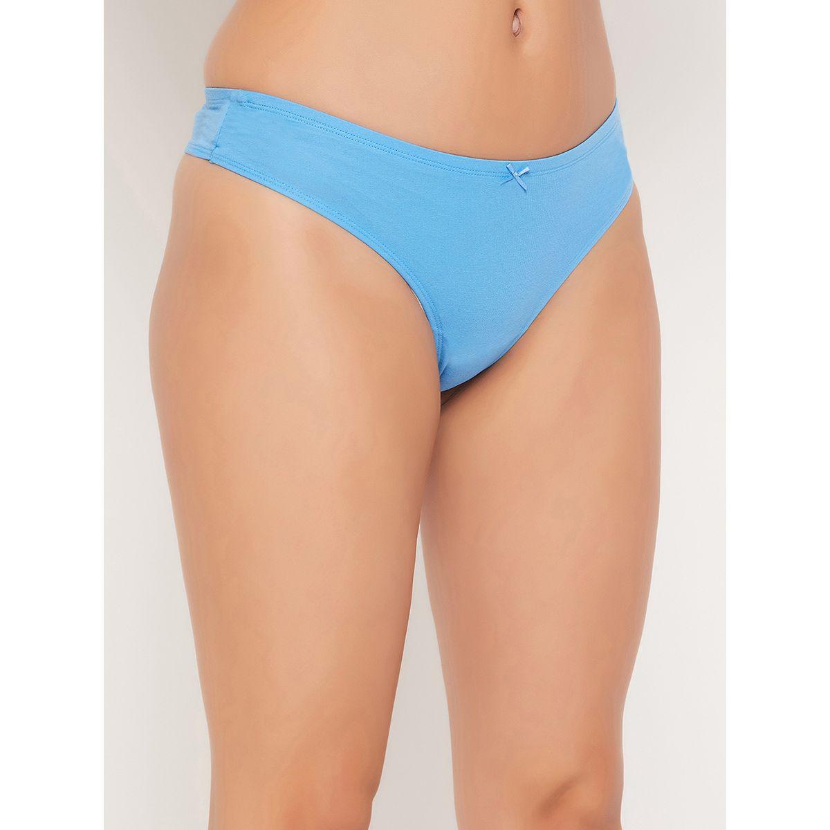 Clovia X Styli  Pack of 5 - Solid & Nautical Print Thong-women-clothing-lingerie-panties-image-5