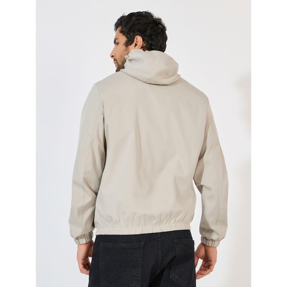 Styli Fully Lined Elasticated Hem Detail Windbreaker Jacket-men-clothing-jacketsandblazers-jackets-image-5