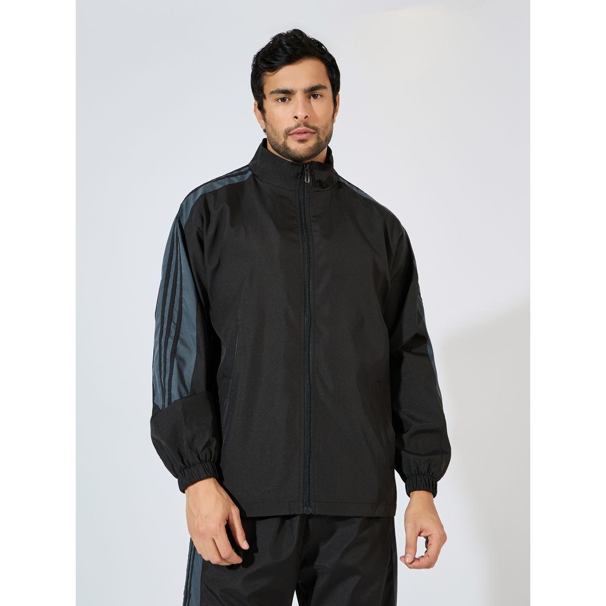 بدلة رياضية بتداخلات مخططة وسحَّاب غلق-men-clothing-sportswearandactivewear-tracksuits-image-4