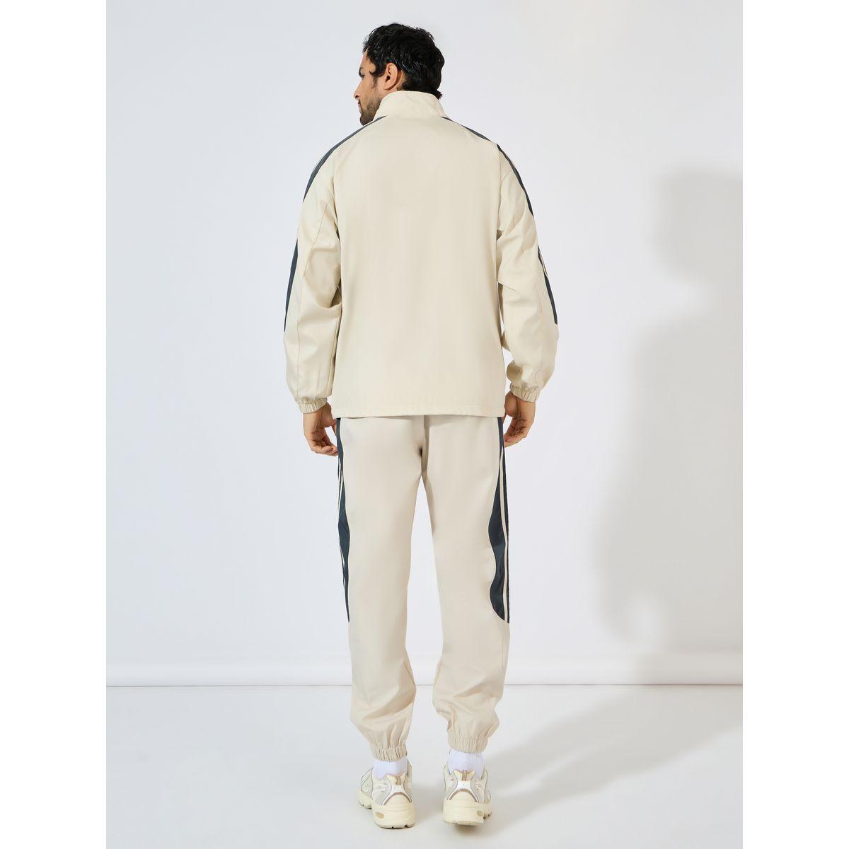 Styli Active Front Zip Striped Panel Detail Athleisure Track Suit-men-clothing-sportswearandactivewear-tracksuits-image-6