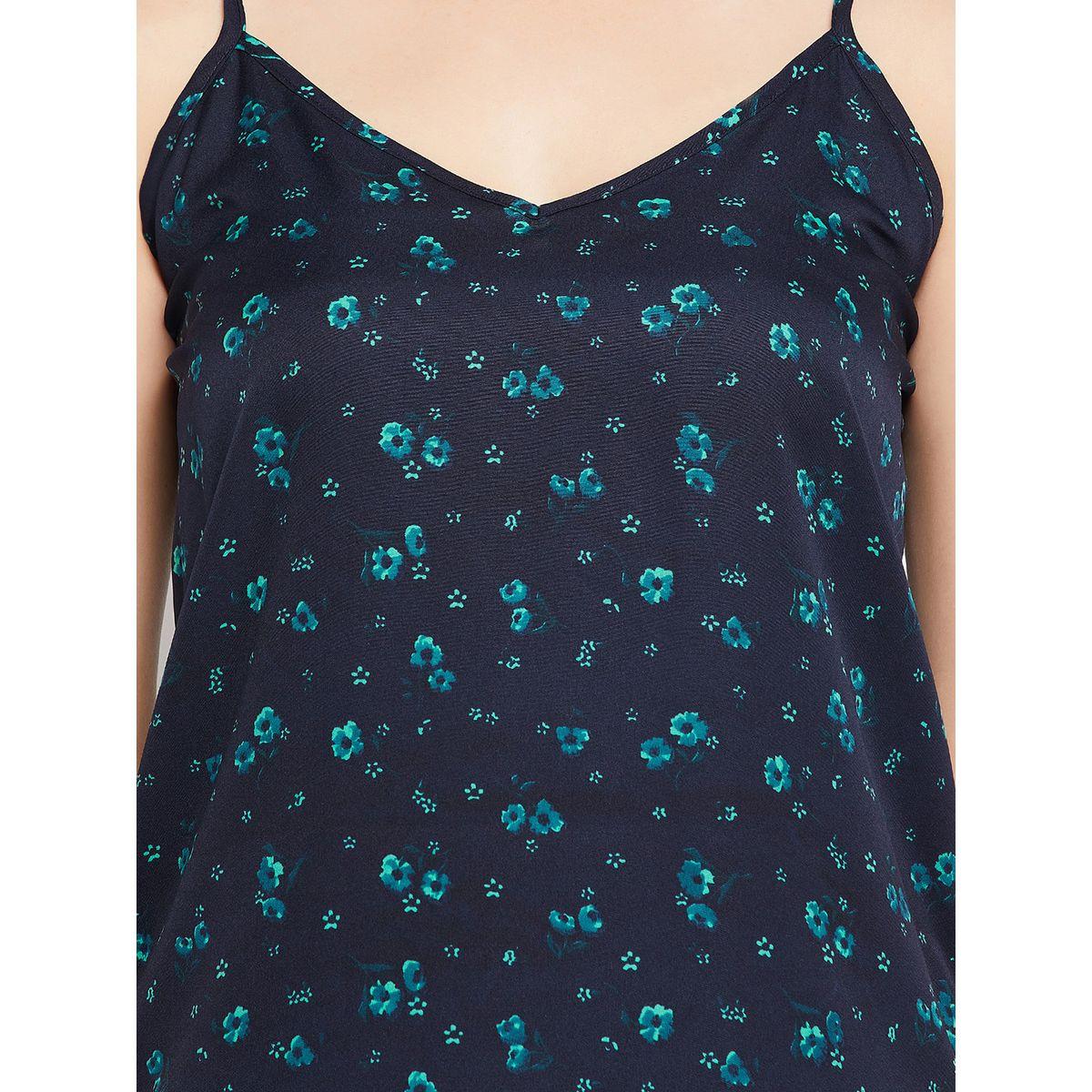 Clovia X Styli  Floral Print V Neck Cami & Pyjama Set-women-clothing-nightwear-pyjamas-longsets-image-6
