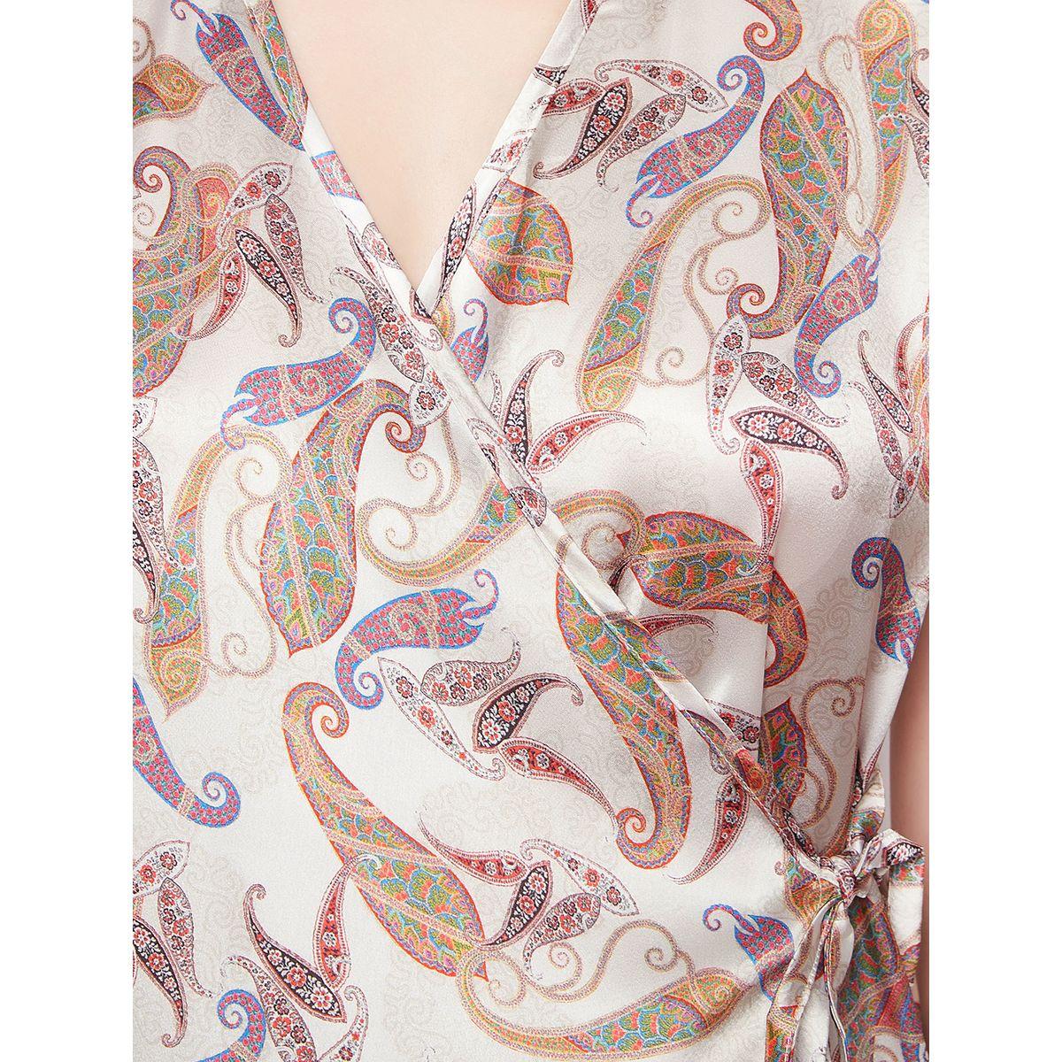 طقم من بنطال بيجاما مع بلوزة ساتان بطبعة بيزلي كلوفيا × ستايلي-women-clothing-nightwear-pyjamas-longsets-image-5