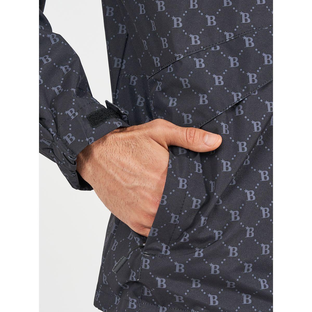 Styli All Over Print Lined Parka Jacket with Concealed Pocket Detail-men-clothing-jacketsandblazers-jackets-image-4