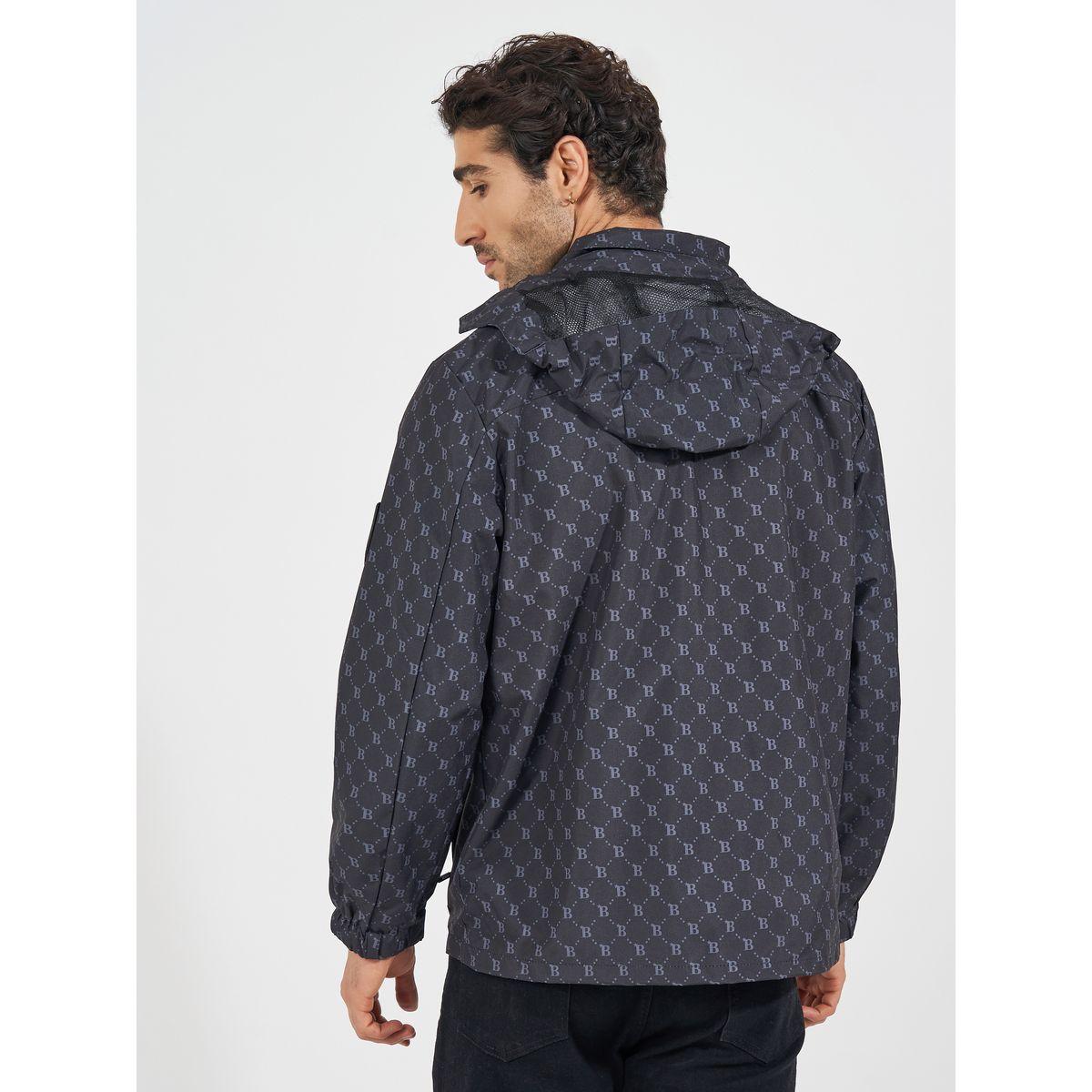 Styli All Over Print Lined Parka Jacket with Concealed Pocket Detail-men-clothing-jacketsandblazers-jackets-image-6