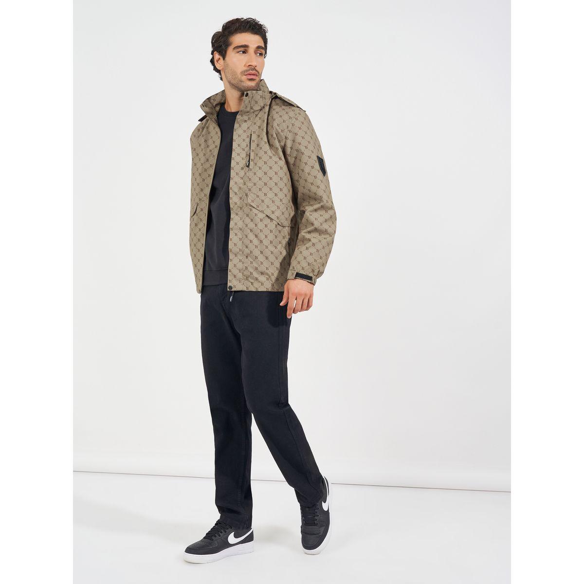 Styli All Over Print Lined Parka Jacket with Concealed Pocket Detail-men-clothing-jacketsandblazers-jackets-image-2