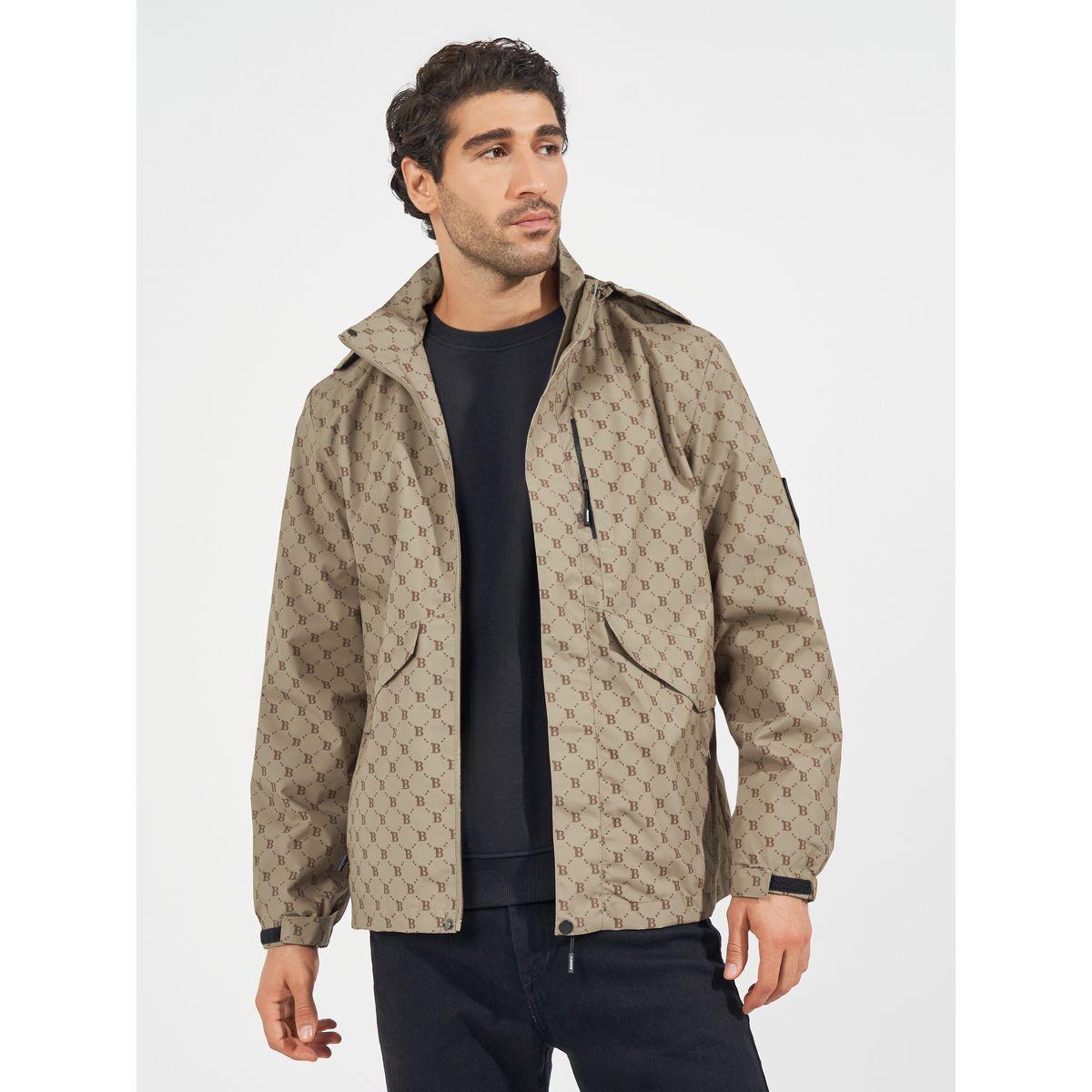 Styli All Over Print Lined Parka Jacket with Concealed Pocket Detail-men-clothing-jacketsandblazers-jackets-image-3