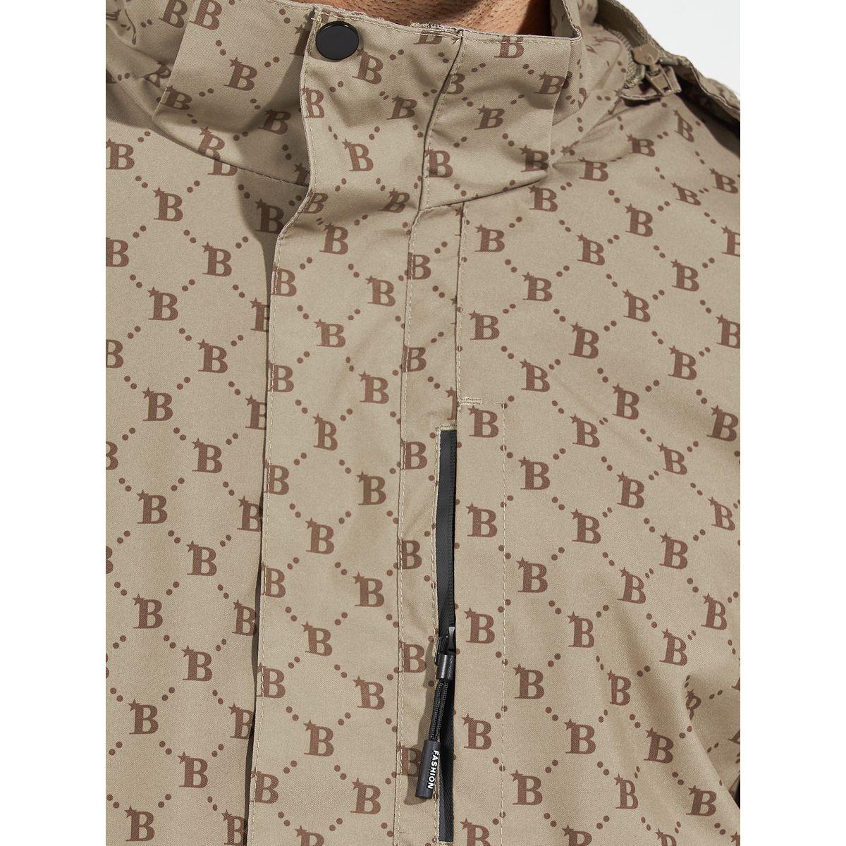 Styli All Over Print Lined Parka Jacket with Concealed Pocket Detail-men-clothing-jacketsandblazers-jackets-image-5