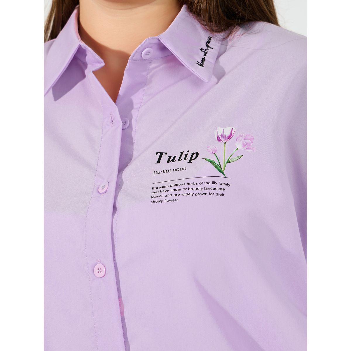 Styli Plus Size Oversized Shirt with Embroidered Collar Detail-women-clothing-shirtsandblouses-shirts-image-3