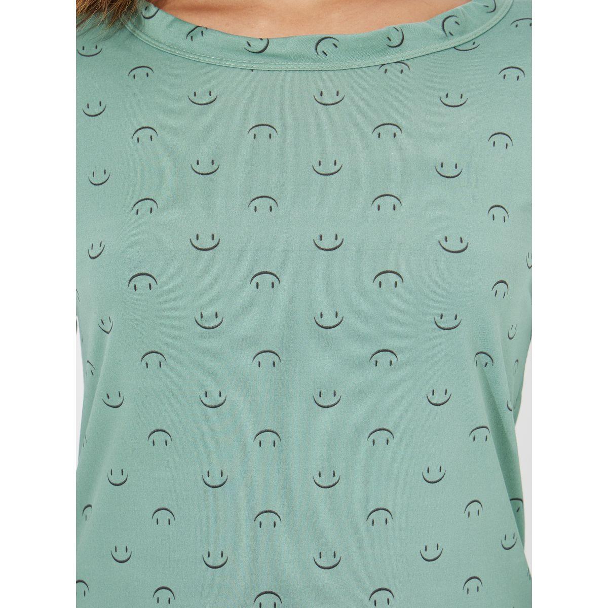 طقم من بنطال بيجاما مع بلوزة بحافة منحنية-women-clothing-nightwear-pyjamas-longsets-image-3