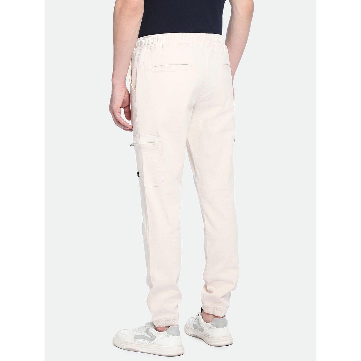 جوغر كارجو سادة قابل للتمدد دينيس لينجو × ستايلي-men-clothing-bottoms-joggers-image-4
