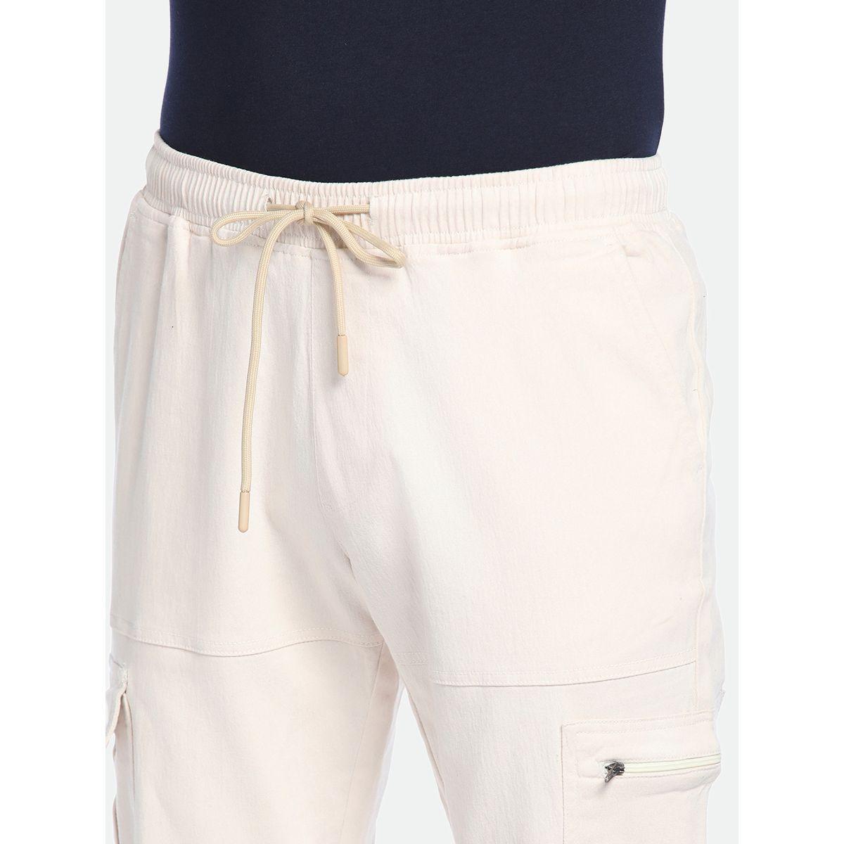 جوغر كارجو سادة قابل للتمدد دينيس لينجو × ستايلي-men-clothing-bottoms-joggers-image-3
