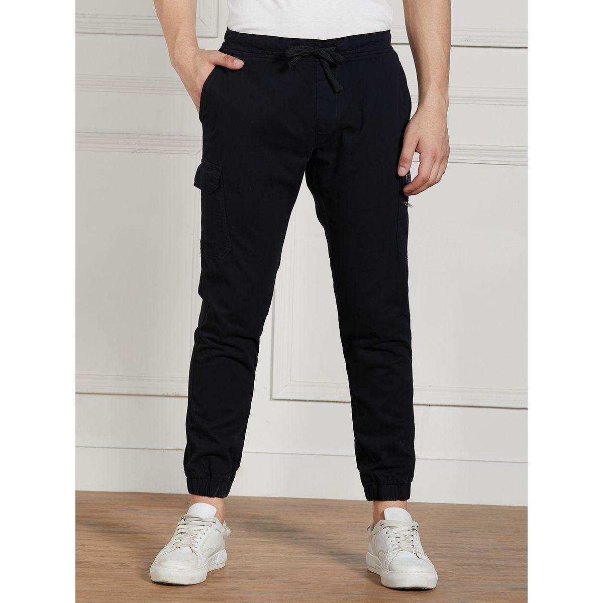 Dennis Lingo X Styli  Cotton Lycra Solid Stretchable Regular Fit Cargo Joggers-men-clothing-bottoms-joggers-image-2