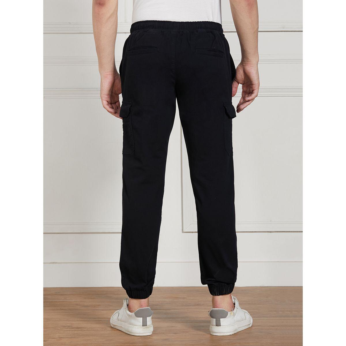 جوغر كارجو سادة قابل للتمدد مع قصة عادية دينيس لينجو × ستايلي-men-clothing-bottoms-joggers-image-4