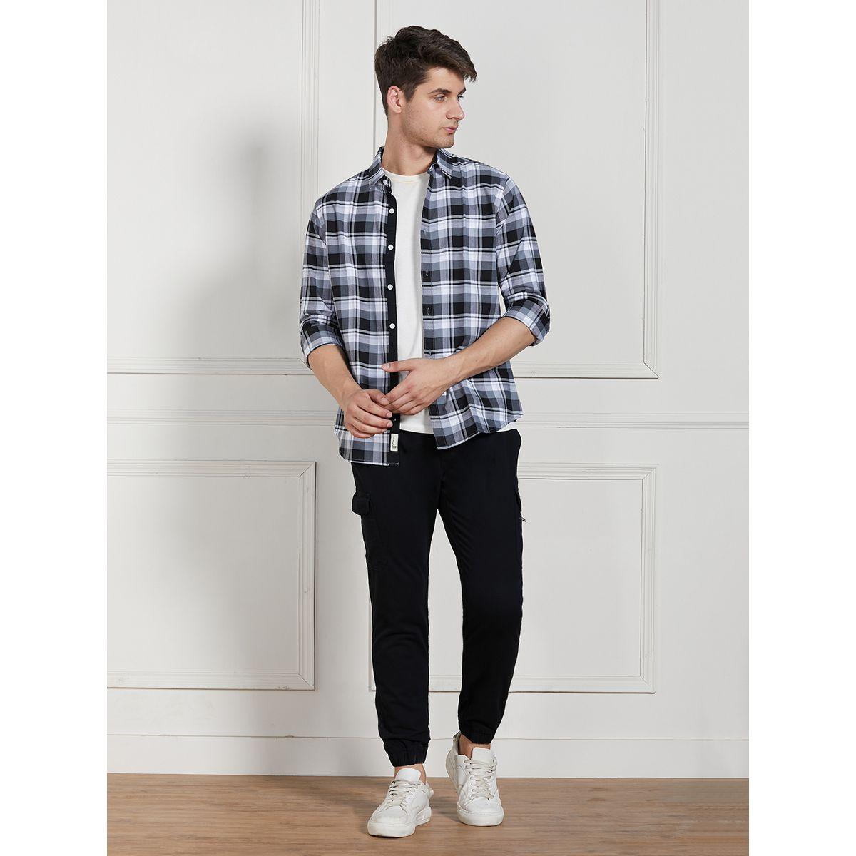 جوغر كارجو سادة قابل للتمدد مع قصة عادية دينيس لينجو × ستايلي-men-clothing-bottoms-joggers-image-6
