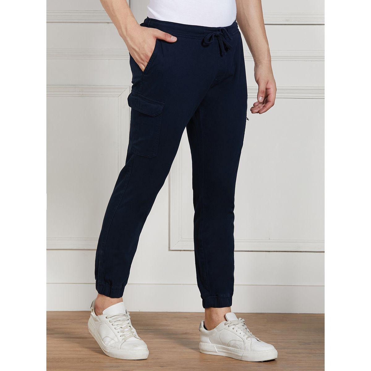 Dennis Lingo X Styli  Cotton Lycra Solid Stretchable Regular Fit Cargo Joggers-men-clothing-bottoms-joggers-image-2