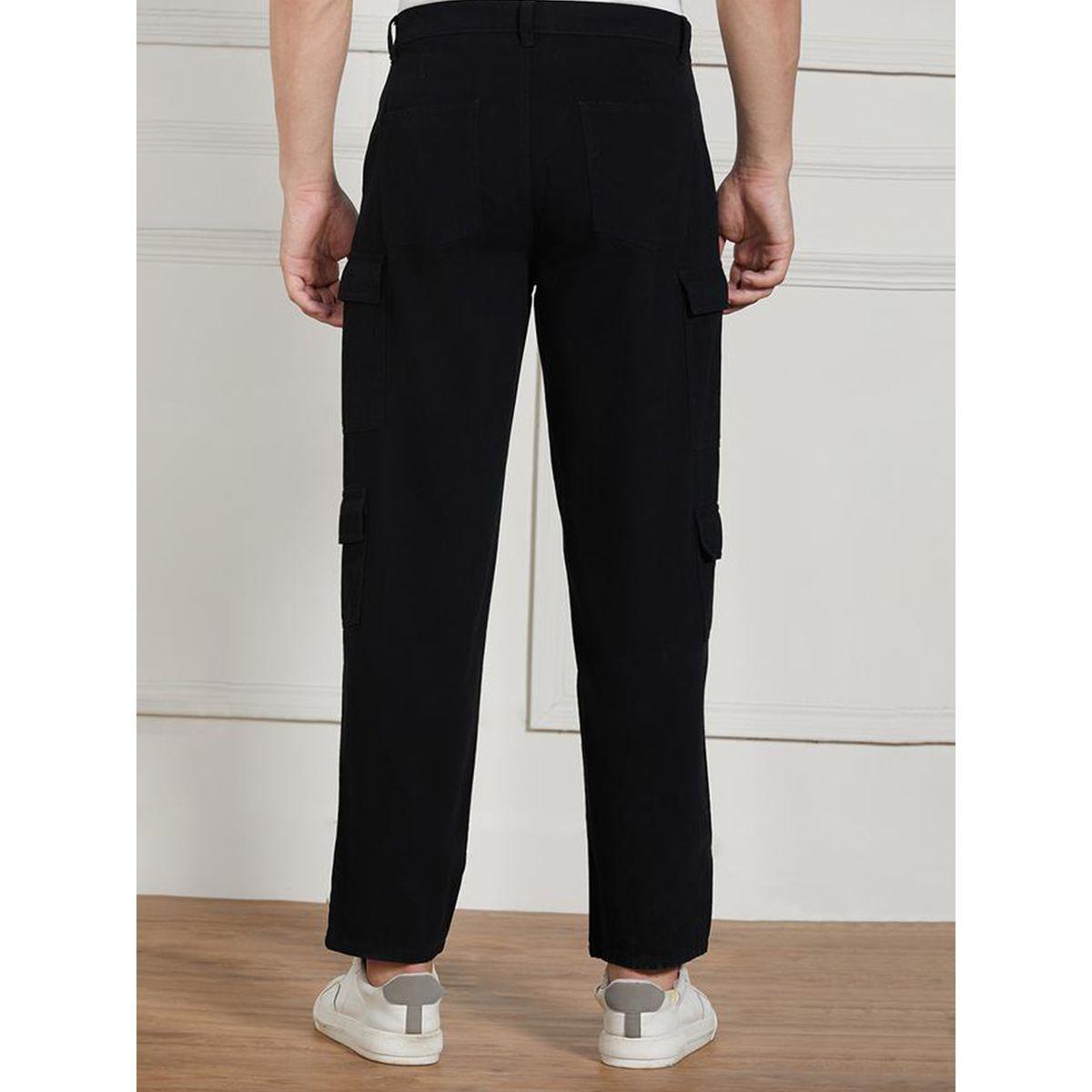 بنطال كارجو بقصة مريحة ونسيج قابل للتمدد دينيس لينجو × ستايلي-men-clothing-bottoms-trousersandchinos-trousers-image-2
