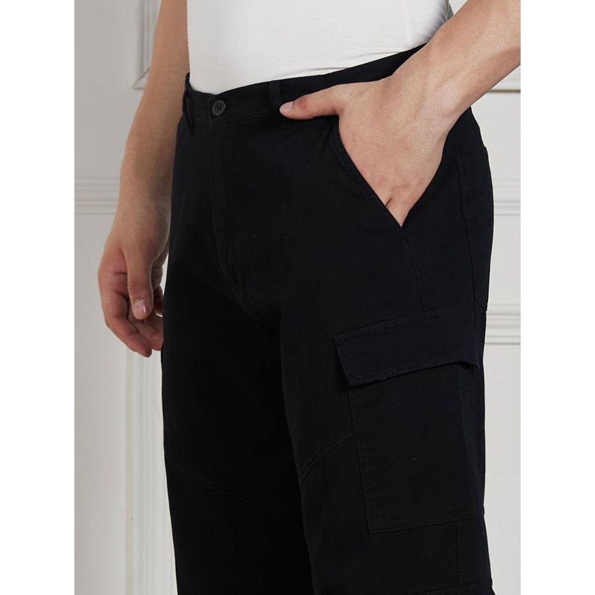 بنطال كارجو بقصة مريحة ونسيج قابل للتمدد دينيس لينجو × ستايلي-men-clothing-bottoms-trousersandchinos-trousers-image-3