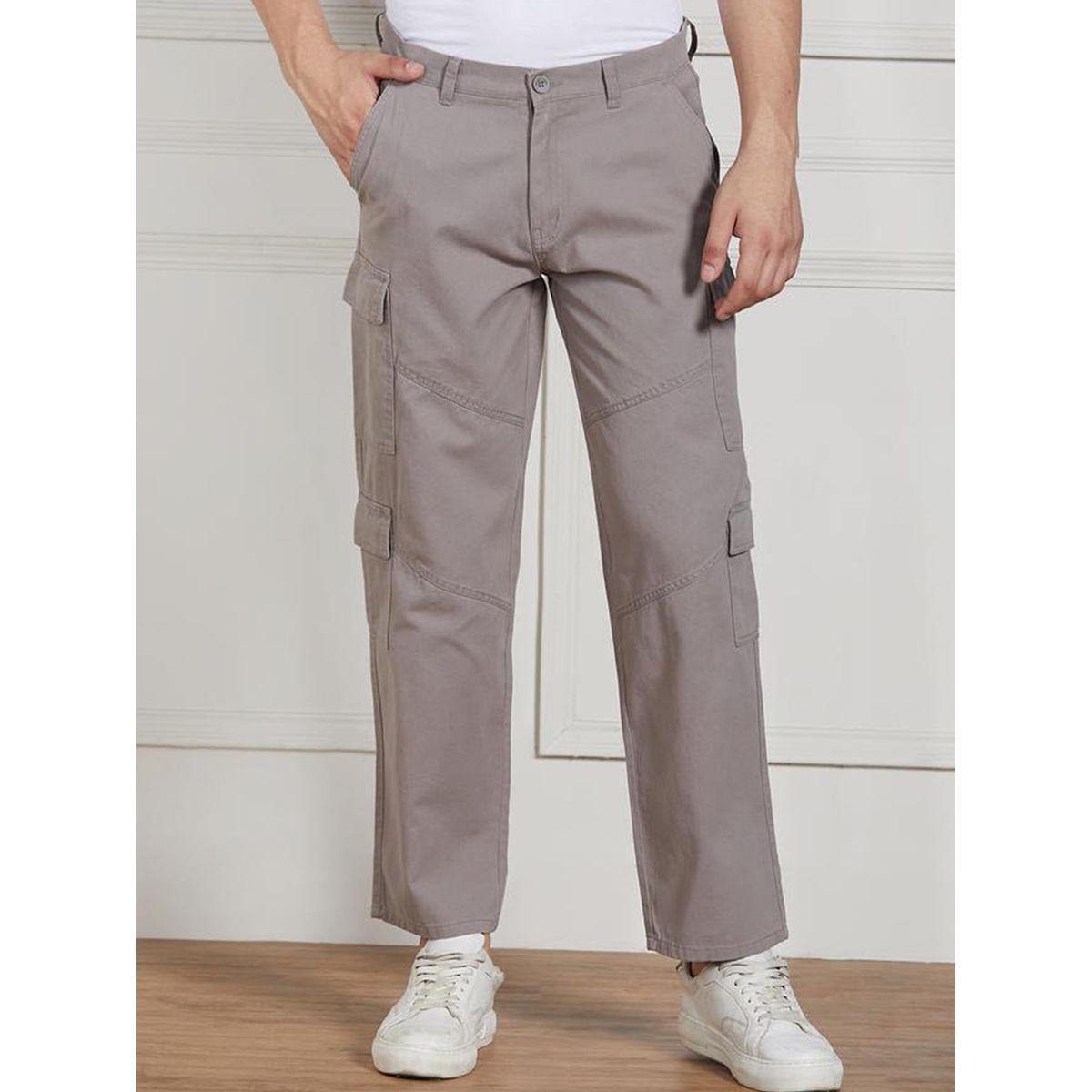 بنطال كارجو بقصة مريحة ونسيج قابل للتمدد دينيس لينجو × ستايلي-men-clothing-bottoms-trousersandchinos-trousers-image-1