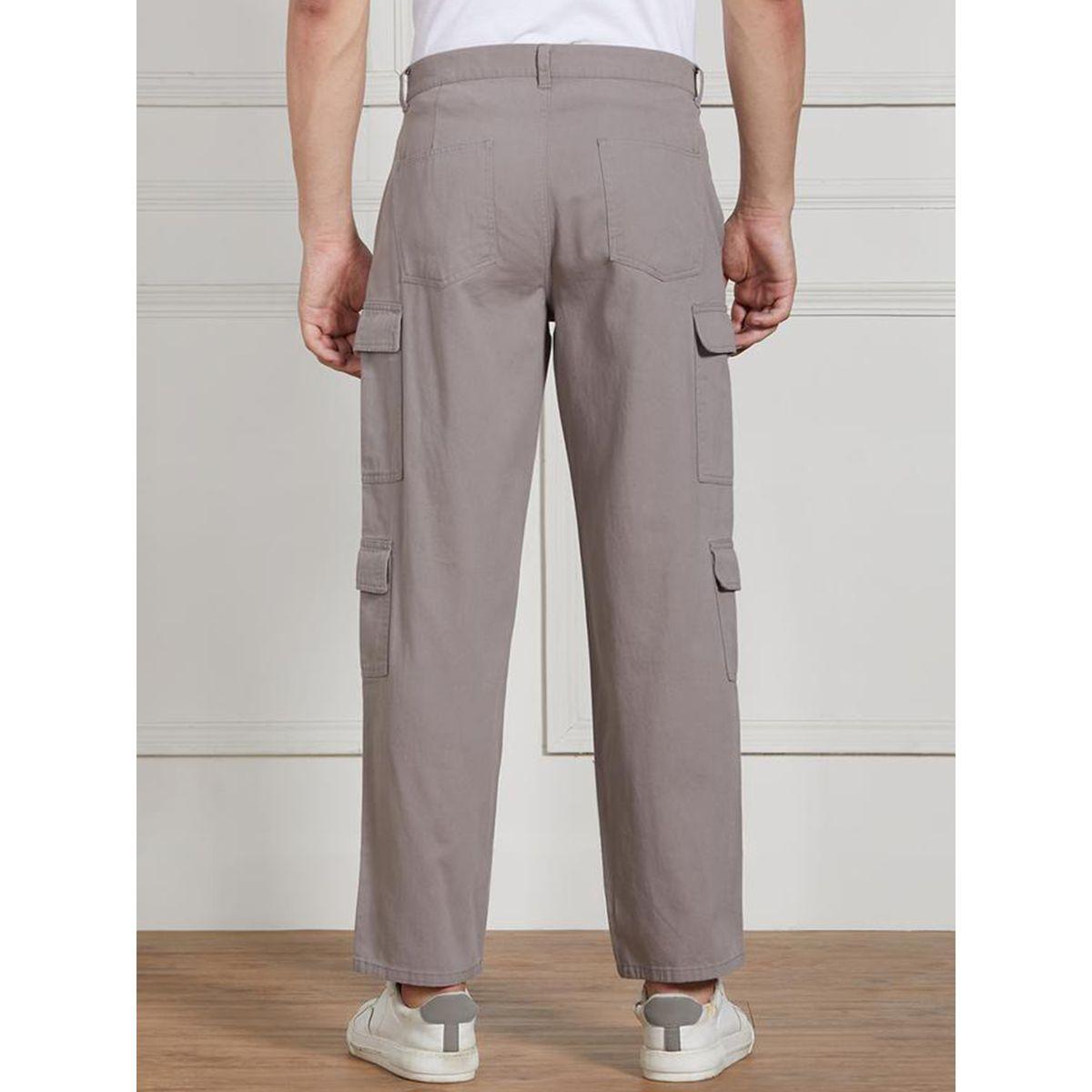 بنطال كارجو بقصة مريحة ونسيج قابل للتمدد دينيس لينجو × ستايلي-men-clothing-bottoms-trousersandchinos-trousers-image-2