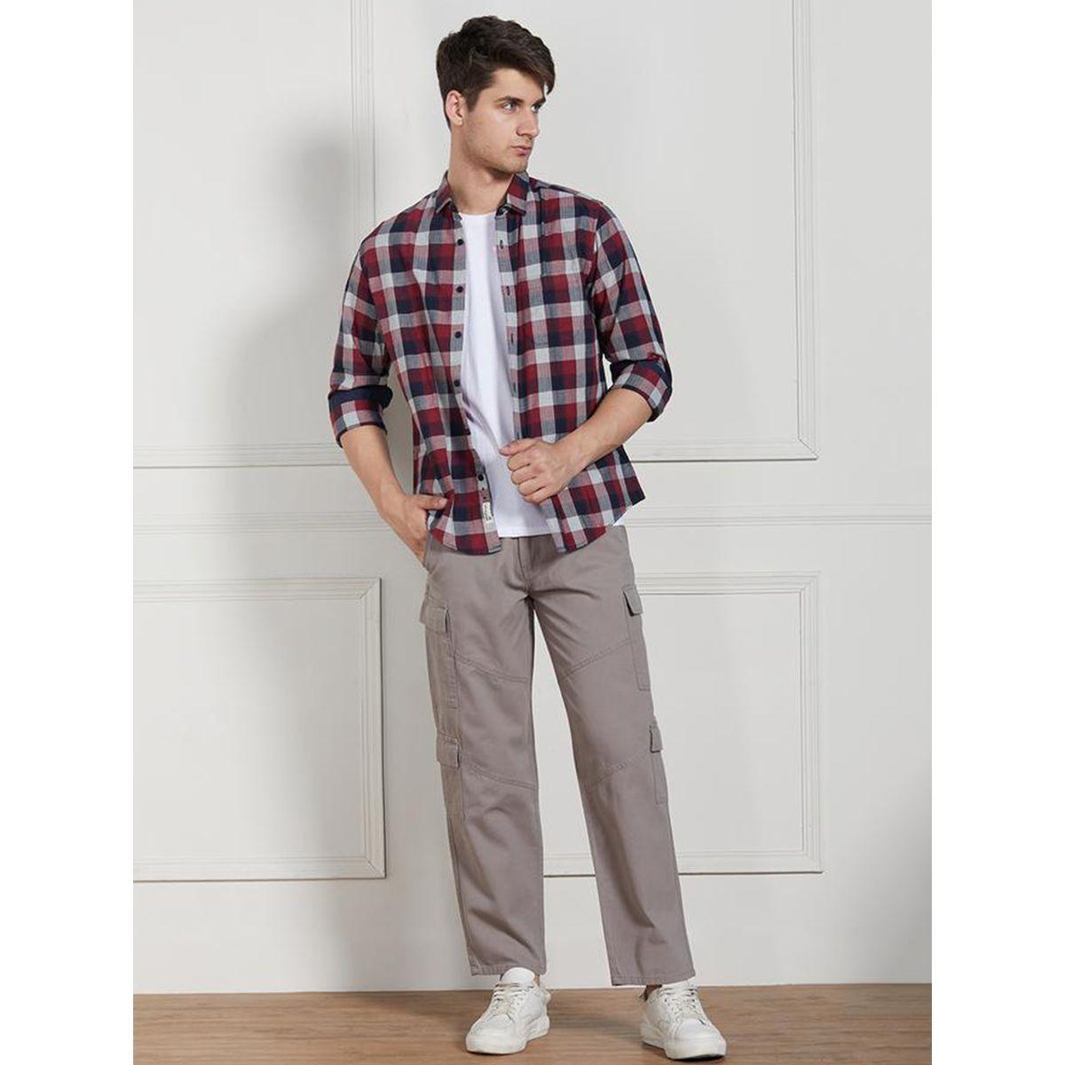 بنطال كارجو بقصة مريحة ونسيج قابل للتمدد دينيس لينجو × ستايلي-men-clothing-bottoms-trousersandchinos-trousers-image-4