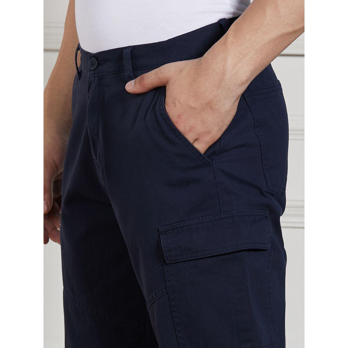 بنطال كارجو بقصة مريحة ونسيج قابل للتمدد دينيس لينجو × ستايلي-men-clothing-bottoms-trousersandchinos-trousers-image-3