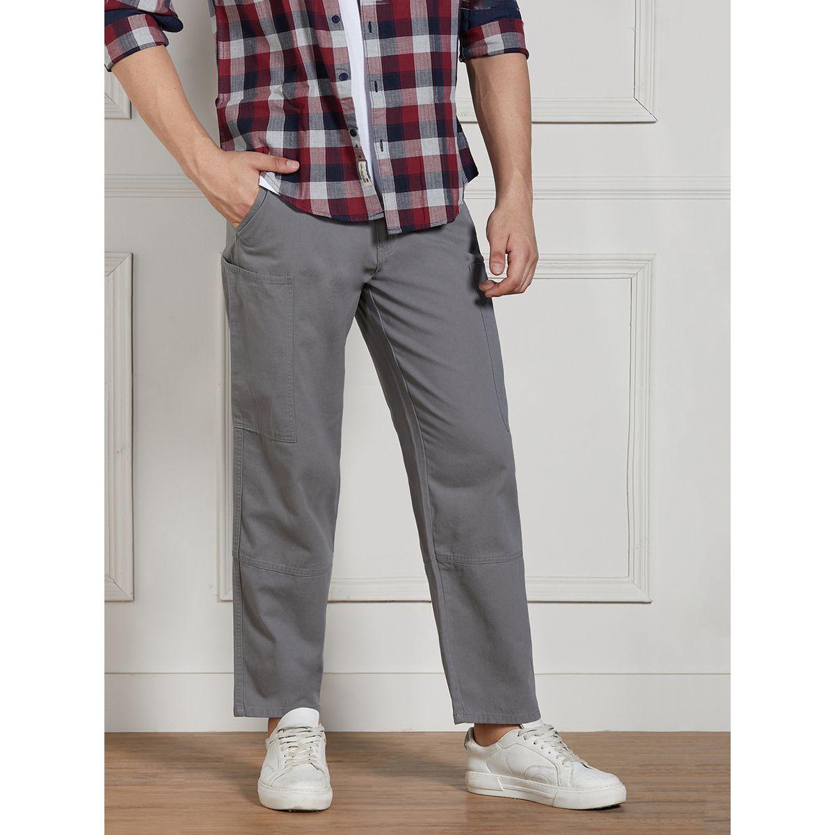 بنطال كارجو قابل للتمدد مع قصة مريحة دينيس لينجو × ستايلي-men-clothing-bottoms-trousersandchinos-trousers-image-1