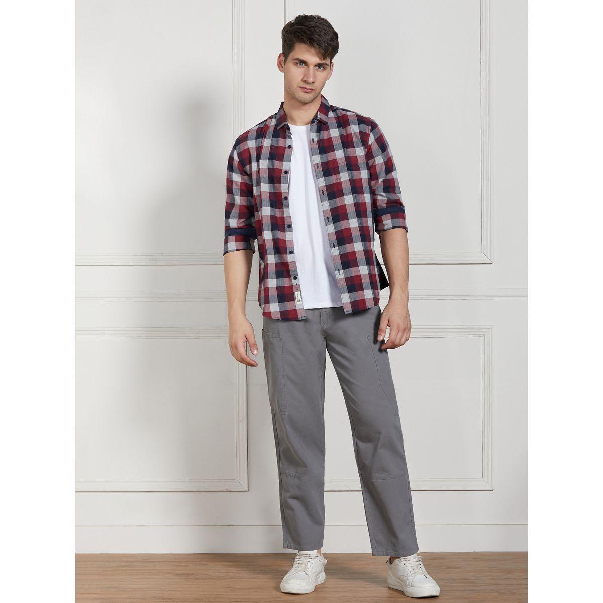 بنطال كارجو قابل للتمدد مع قصة مريحة دينيس لينجو × ستايلي-men-clothing-bottoms-trousersandchinos-trousers-image-5