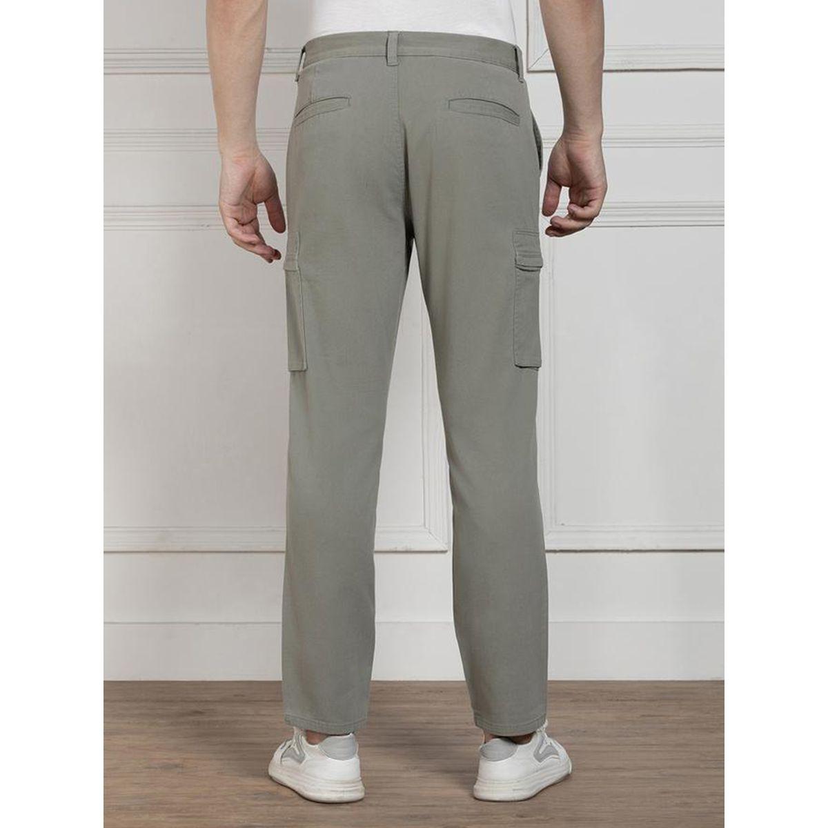 بنطال كارجو بنسيج قابل للتمدد وتفاصيل سحَّاب غلق دينيس لينجو × ستايلي-men-clothing-bottoms-trousersandchinos-trousers-image-2